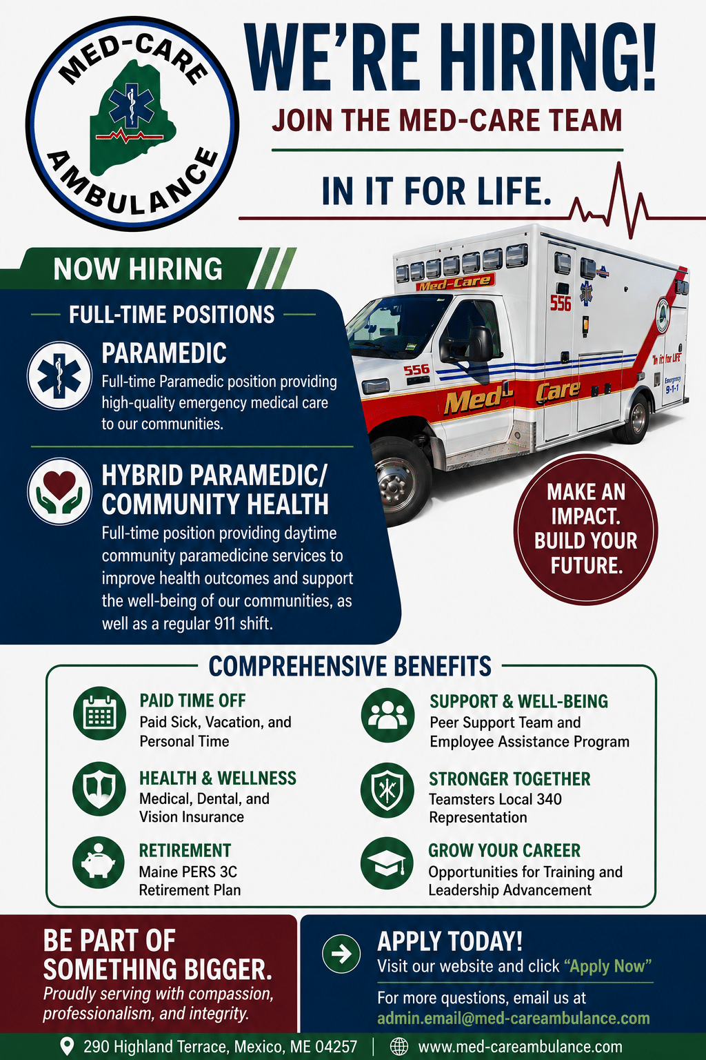 Hiring Poster FT Medic-CP